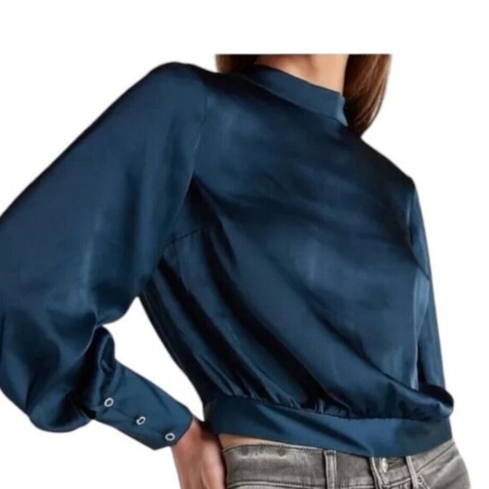 Express Deep Blue Blouse